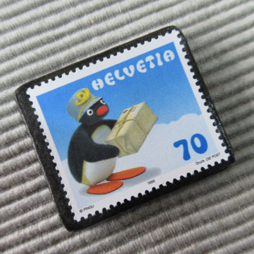 スイス ピングー切手ブローチ 6068 ブローチ Yukio TANZAWA 通販