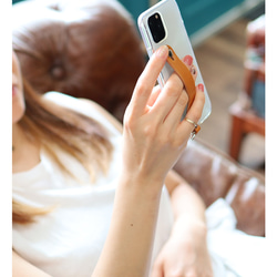 “iPhone シンプルグリップケース”14色 TPU iPhone17 16 15 14 13 12 栃木レザー 本革 6枚目の画像