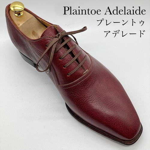 未使用 vintage 日本製 プレーントゥシューズ ハンドソーンウェルテッド 未使用 vintage 日本製 プレーントゥシューズ ハンドソーン