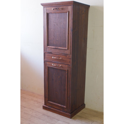 分別ゴミ箱 45L×2袋対応 ハンドメイド アンティーク風ダストボックス 分別ゴミ箱 45L×2袋対応 ハンドメイド アンティーク風ダストボックス