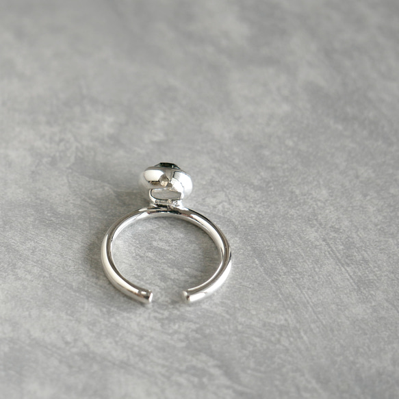 【送料無料・再販・サイズ調整可】テトラゴナリング / silver　R046 8枚目の画像