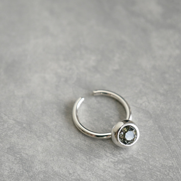 【送料無料・再販・サイズ調整可】テトラゴナリング / silver　R046 7枚目の画像