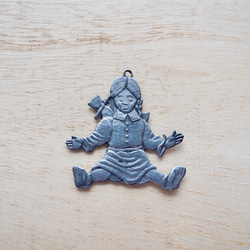 ドイツの錫細工〜女の子のお人形〜 チャーム Backstubentochter