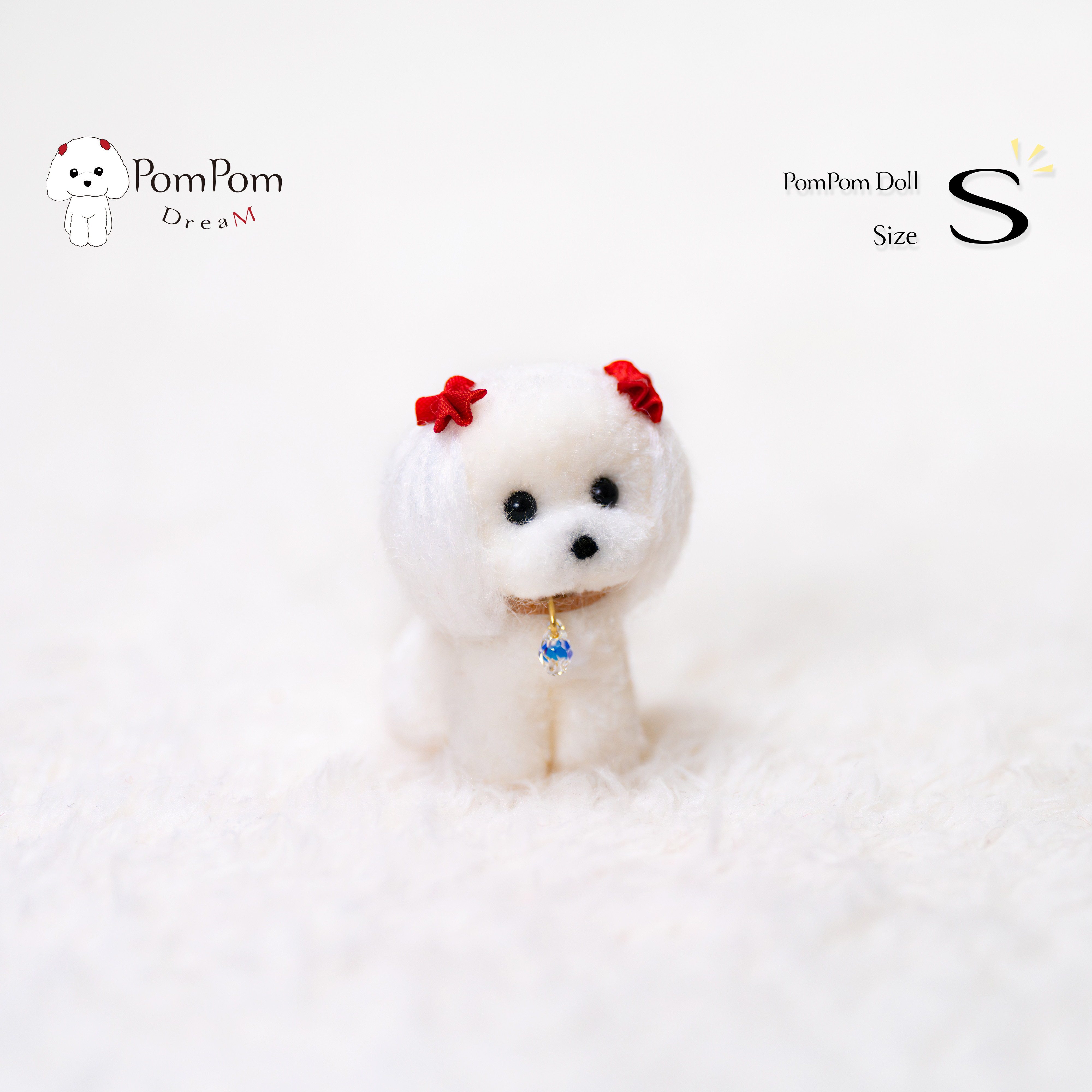 【受注制作】araco(あらこ)　Sサイズ PomPom Dream看板犬