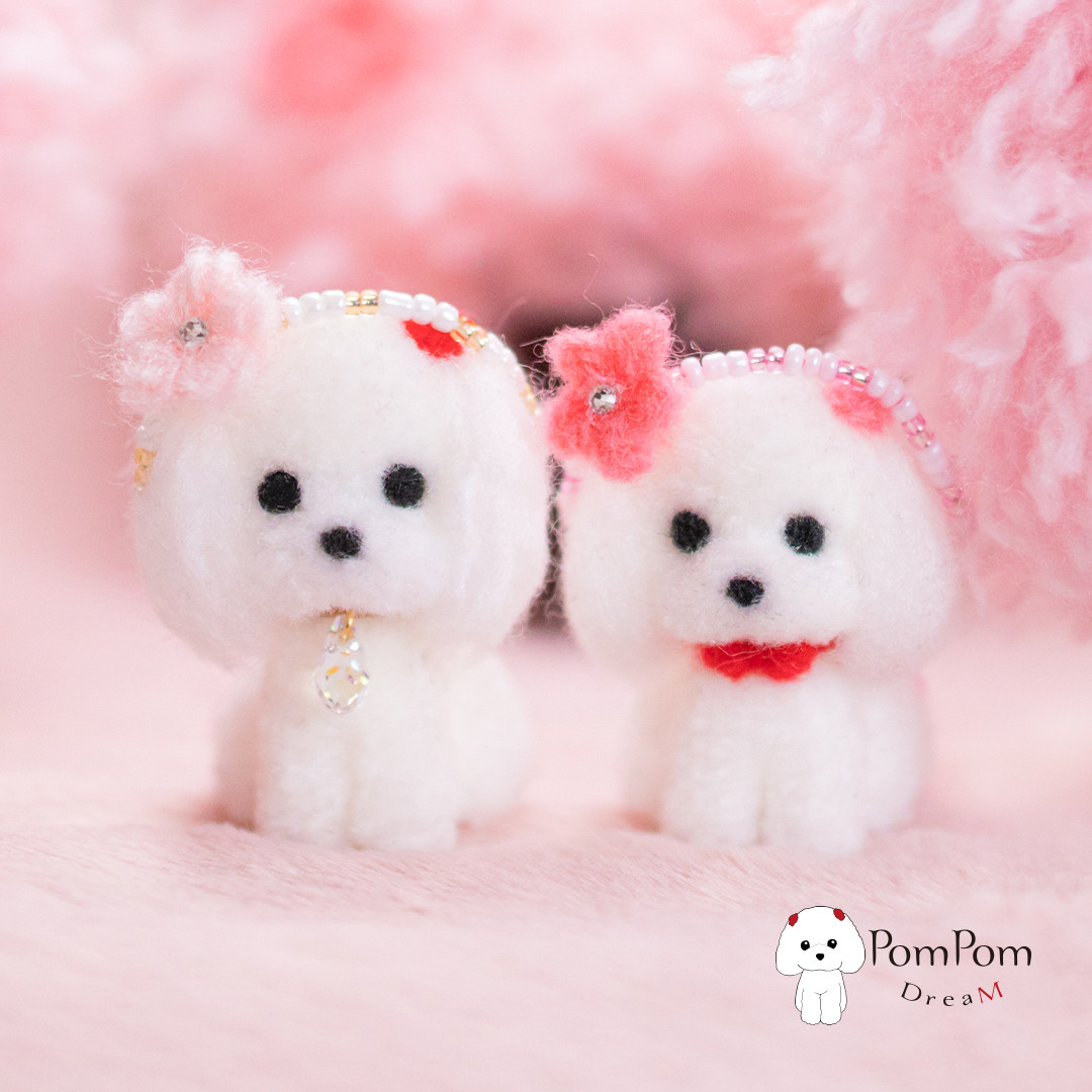 【受注制作】araco(あらこ)　Sサイズ PomPom Dream看板犬