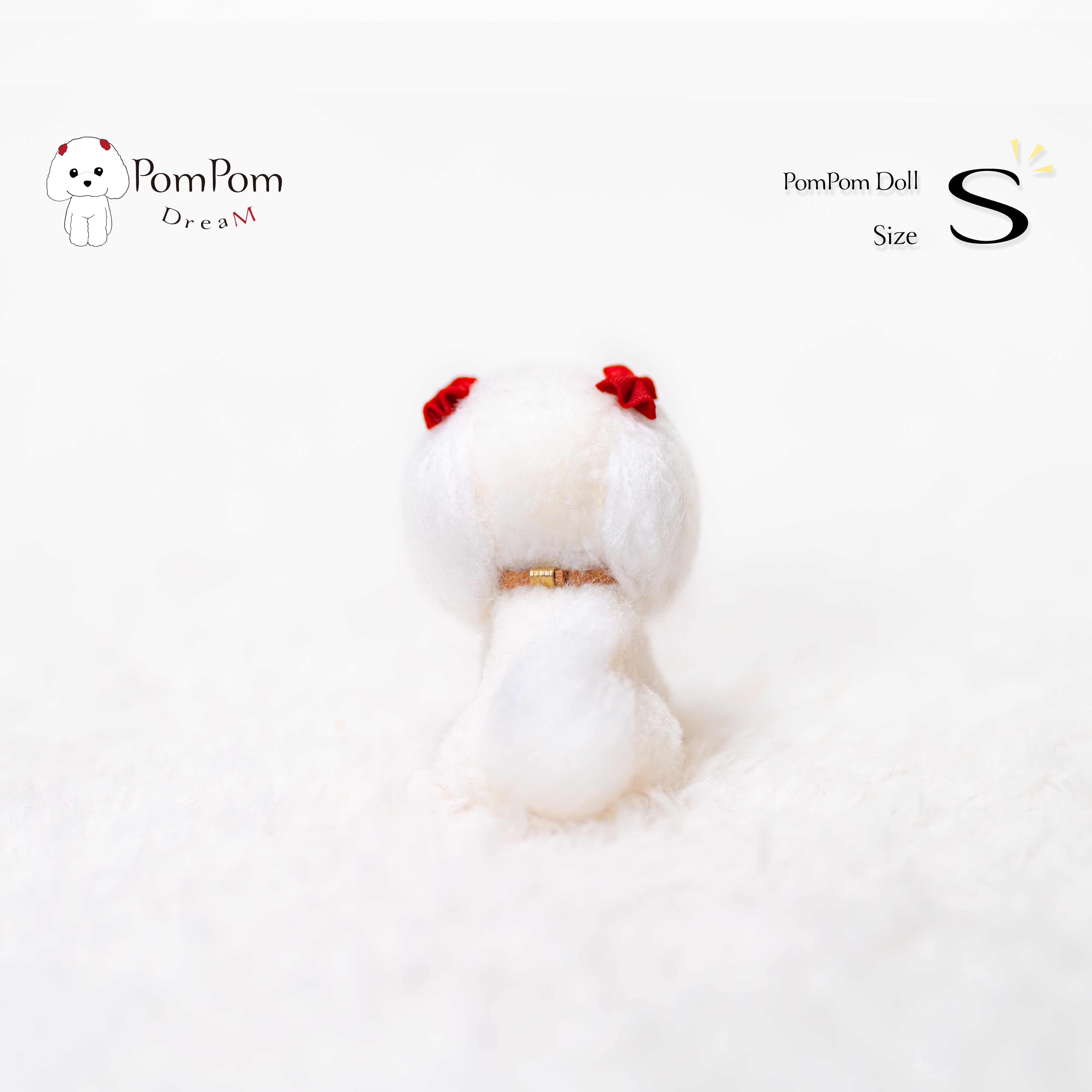 【受注制作】araco(あらこ)　Sサイズ PomPom Dream看板犬