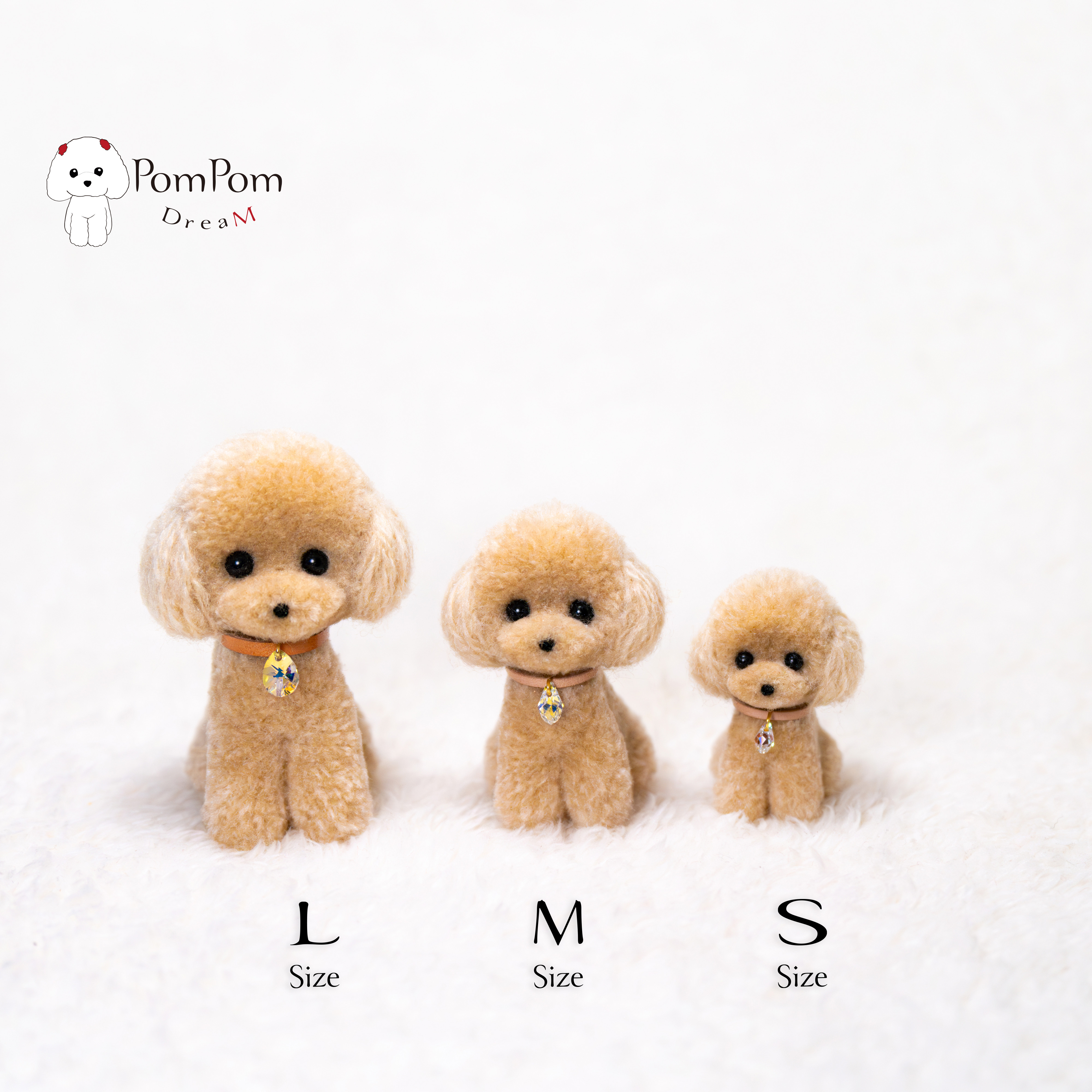 【受注制作】araco(あらこ)　Sサイズ PomPom Dream看板犬