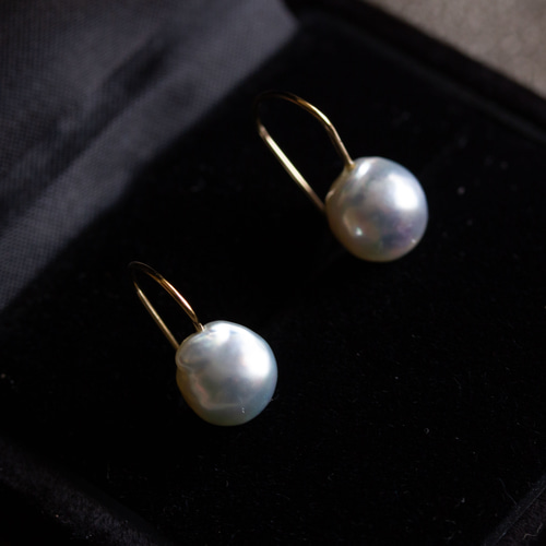 楽天市場】あこや真珠 ピアス イヤリング 7.0-7.5mm K14WG K18