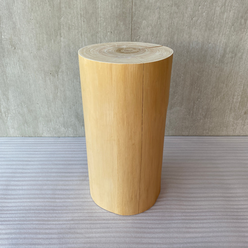 ヒノキの切り株】木 丸太 トイレ オブジェ ウィンドーディスプレイ