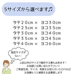 生地とサイズが選べる♫ランチョンマット   男の子向け 3枚目の画像