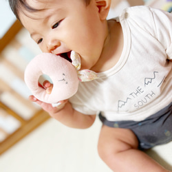 くまのガラガラ☆にぎにぎ☆ベビーラトル☆出産祝い☆プチギフト☆赤ちゃんのおもちゃ 10枚目の画像
