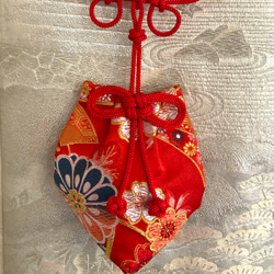 かりろく（掛け香）大  赤（wall-hanging incense bag)　 4枚目の画像