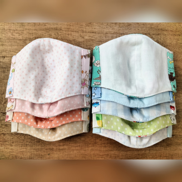 ✴送料無料✴選べるマスク 子供用 2〜10枚セット 立体マスク 可愛い 8枚目の画像