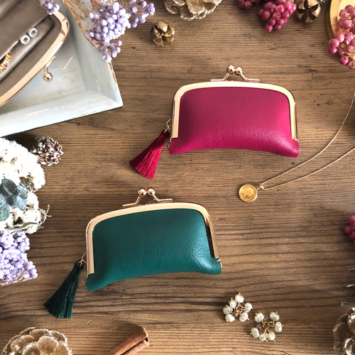 全12色】《コロンと可愛い》ミニアクセサリーケース D.キャメル 伸びる