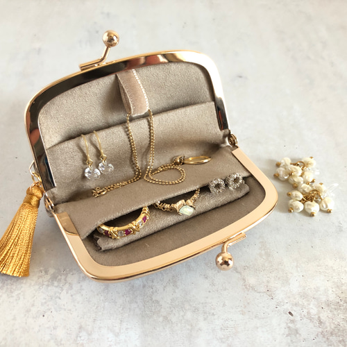 全12色】《コロンと可愛い》 ミニアクセサリーケース F. チョコ