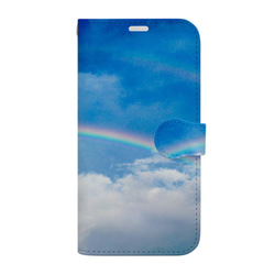 『Rainbow carrying happiness』手帳型スマホケース【iPhone/Android 全機種対応】 5枚目の画像