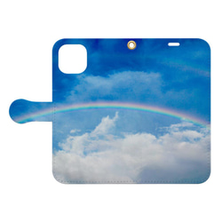 『Rainbow carrying happiness』手帳型スマホケース【iPhone/Android 全機種対応】 7枚目の画像