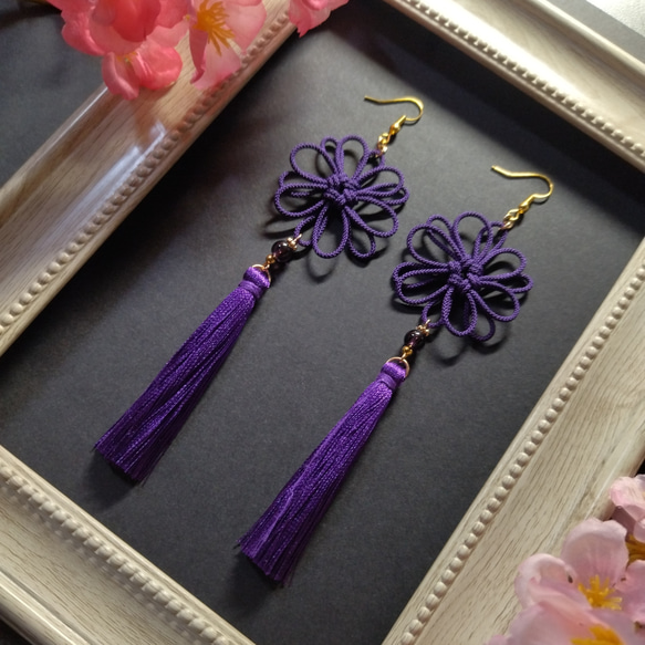 【1178】タッセルピアス／イヤリング 1178】タッセルピアス／イヤリング