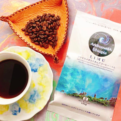 100％野生のコーヒー　豆又は粉100ｇ　リム　いだきしんサウン　ドアンドロメダエチオピアコーヒー 2枚目の画像