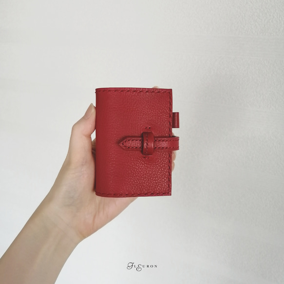 Leather cover for RHODIA No.10 Red【production on order】 第1張的照片