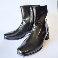 ◇無料サイズ調整◇本革ブーツ◇雨雪用底交換可◇防水◇本革レザー◇レディース◇楽々サイドジップ◇ 8枚目の画像