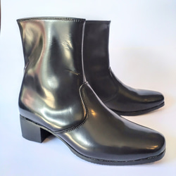 ◇無料サイズ調整◇本革ブーツ◇雨雪用底交換可◇防水◇本革レザー◇レディース◇楽々サイドジップ◇ 15枚目の画像