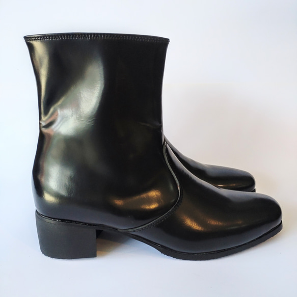 ◇無料サイズ調整◇本革ブーツ◇雨雪用底交換可◇防水◇本革レザー◇レディース◇楽々サイドジップ◇ 17枚目の画像