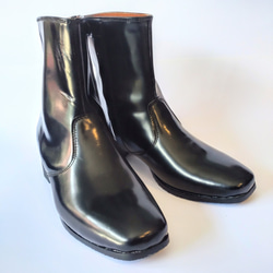 ◇無料サイズ調整◇本革ブーツ◇雨雪用底交換可◇防水◇本革レザー◇レディース◇楽々サイドジップ◇ 14枚目の画像