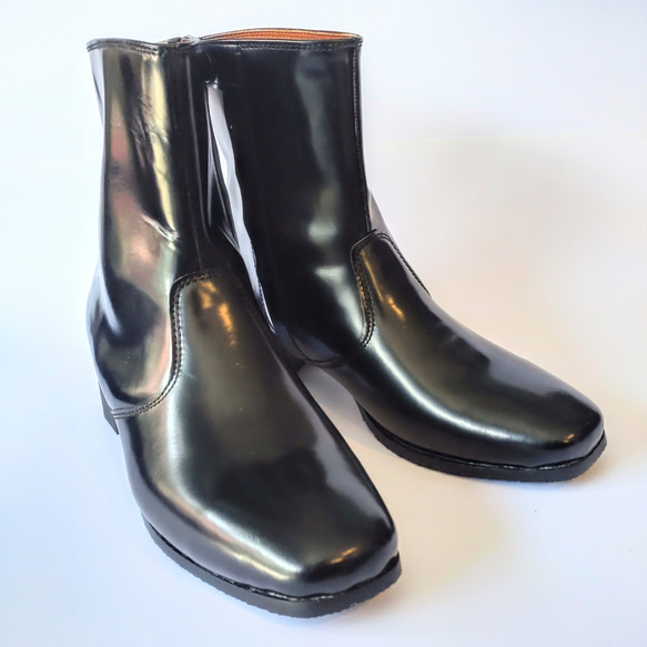 ◇無料サイズ調整◇本革ブーツ◇雨雪用底交換可◇防水◇本革レザー◇レディース◇楽々サイドジップ◇ 14枚目の画像