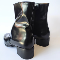 ◇無料サイズ調整◇本革ブーツ◇雨雪用底交換可◇防水◇本革レザー◇レディース◇楽々サイドジップ◇ 18枚目の画像