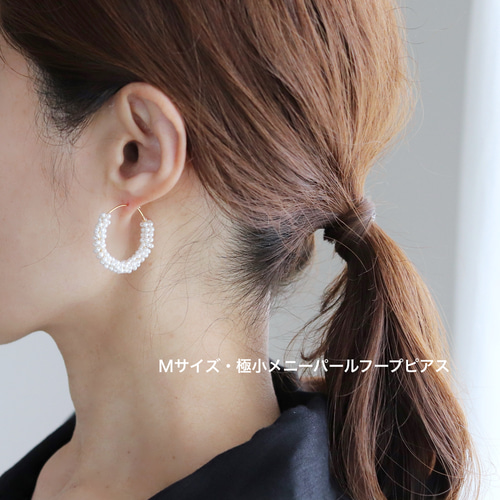 MIZUKIミズキ☆14Kターコイズクロスフープピアス美品☆ヒロタカ