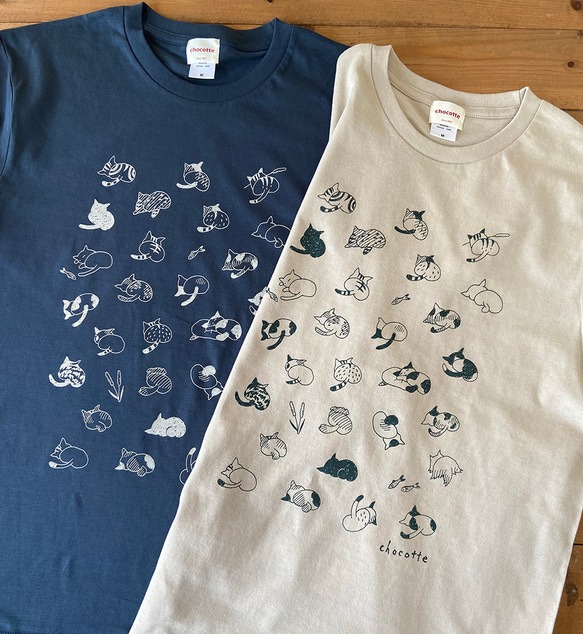 ねこのおしりTシャツ2023（デニム） 4枚目の画像