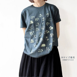 ねこのおしりTシャツ2023（デニム） 1枚目の画像