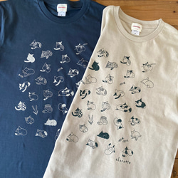 ねこのおしりTシャツ2023（サンドベージュ） 3枚目の画像