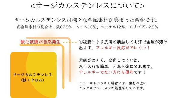 ラピスラズリと金箔の鉱石イヤリング 天然石  青 ブルー 誕生石 9月 12月 金属アレルギー　誕生石 9枚目の画像