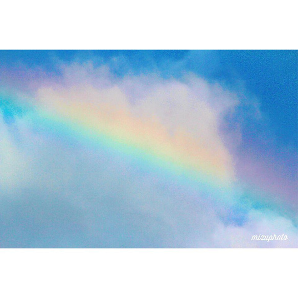 ・Rainbow carrying happiness【写真サイズやパネル加工が選べる】 4枚目の画像