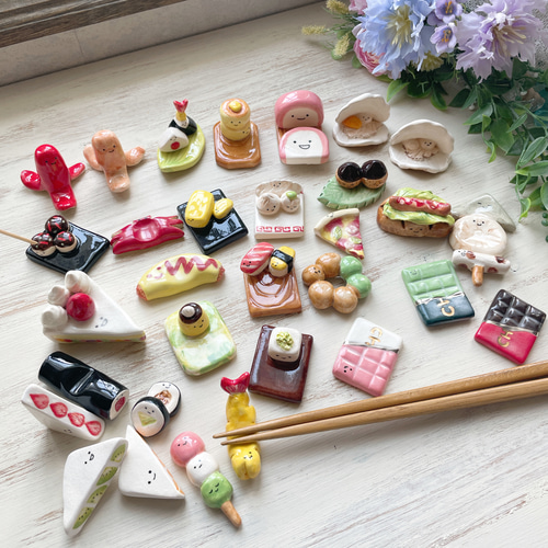 再販】ホットドッグさん/箸置き 【1個売り】 箸・箸置き waco ＊ neco 