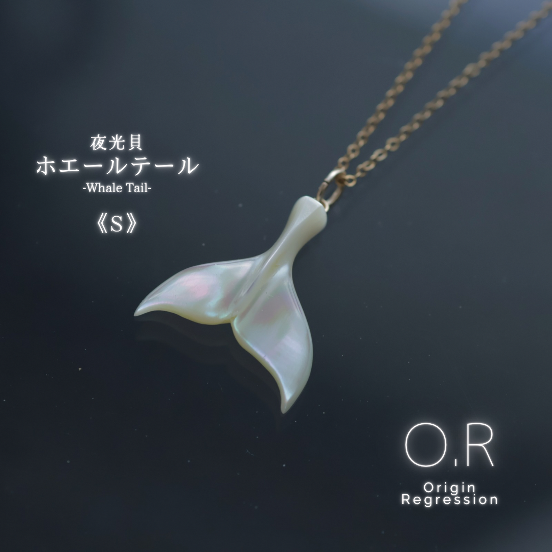 夜光貝 ホエールテール （S）14kgfネックレス
