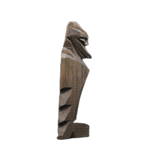 迦楼羅(かるら)（15cm kr6222 ）仏像 円空仏 摸刻 木彫 彫刻 円