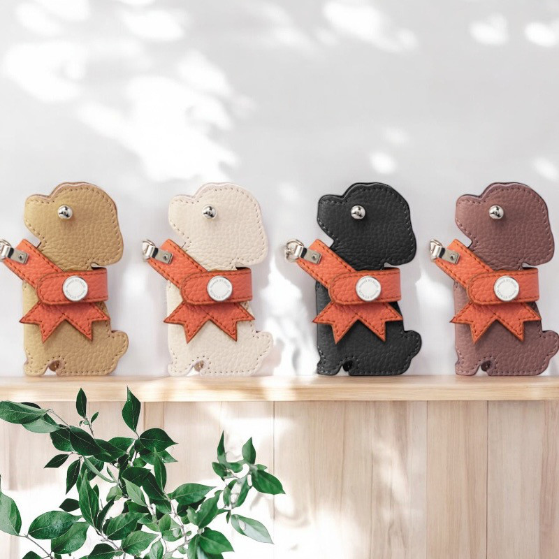 キーケースM　犬　プードル