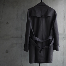 【展示作品】40/2ギャバヴィンテージトレンチコート 9枚目の画像