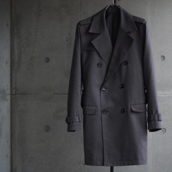 【展示作品】40/2ギャバヴィンテージトレンチコート 2枚目の画像