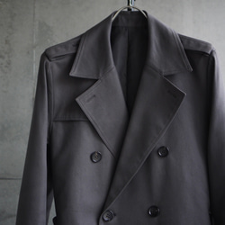 【展示作品】40/2ギャバヴィンテージトレンチコート 3枚目の画像