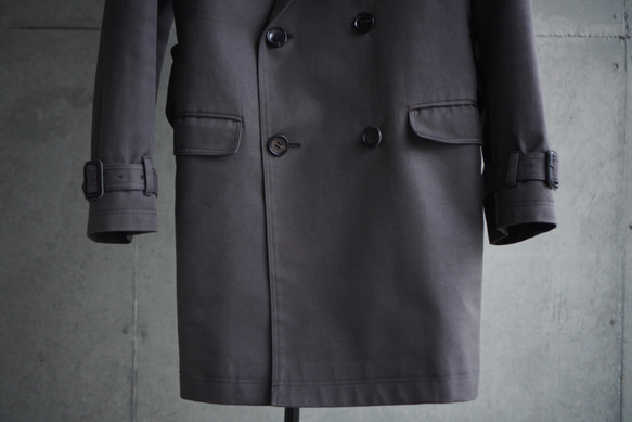 【展示作品】40/2ギャバヴィンテージトレンチコート 6枚目の画像