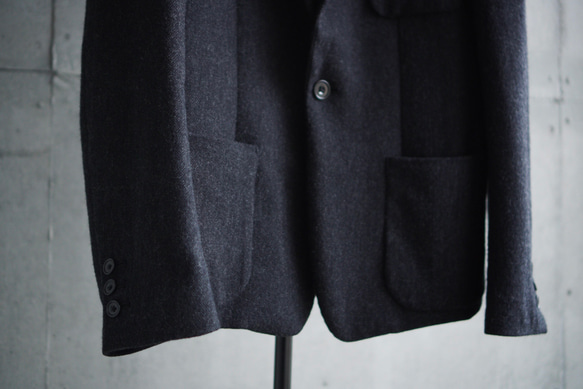 [展示作品]ウールツィードショートジャケット 7枚目の画像