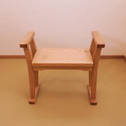 玄関椅子／両手付き椅子(クリ・オイル)【受注制作】 6枚目の画像