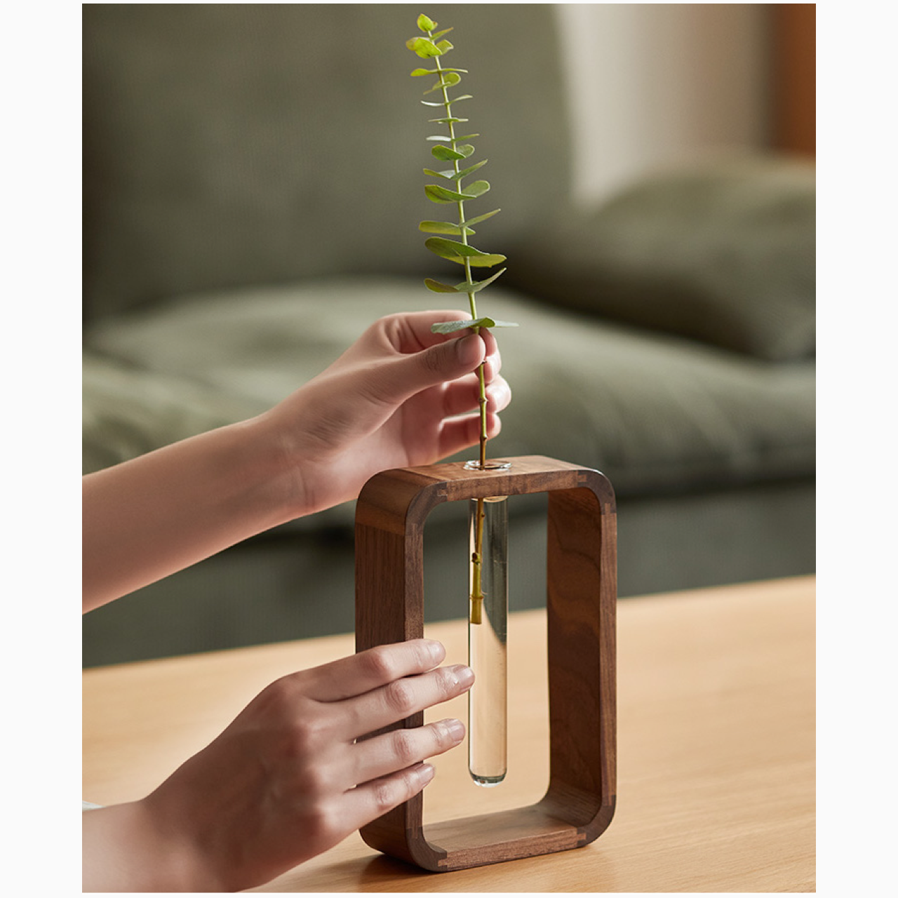 受注生産 職人手作り 壁掛け 一輪挿し インテリア おうち時間 木製 ギフト 木工 天然木 無垢材 家具 LR2018 8,720円