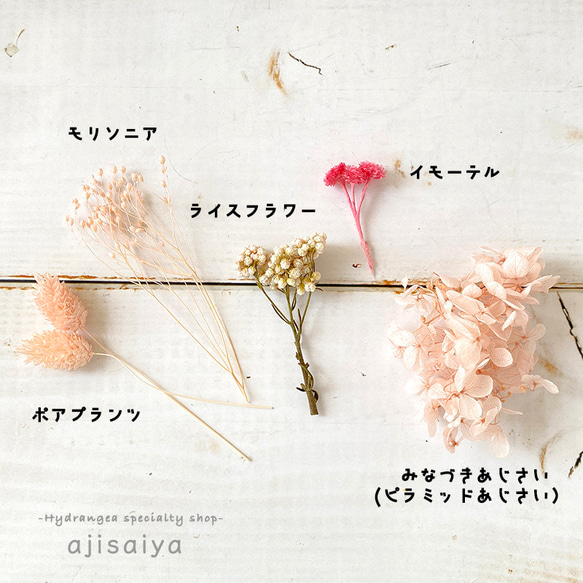 繡球花和小花束粉紅色 第6張的照片