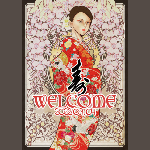 ミュシャ風◇結婚式ウェルカムボード♪ポスター（A4/A3