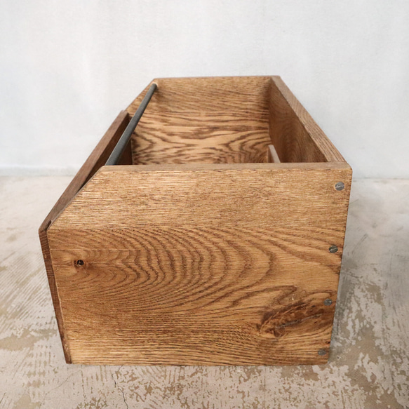 ＼送料無料／[Remnunt Box]収納ボックス 収納箱 片付け 小物 インテリア 無垢材 木箱 アイアン -129- 11枚目の画像